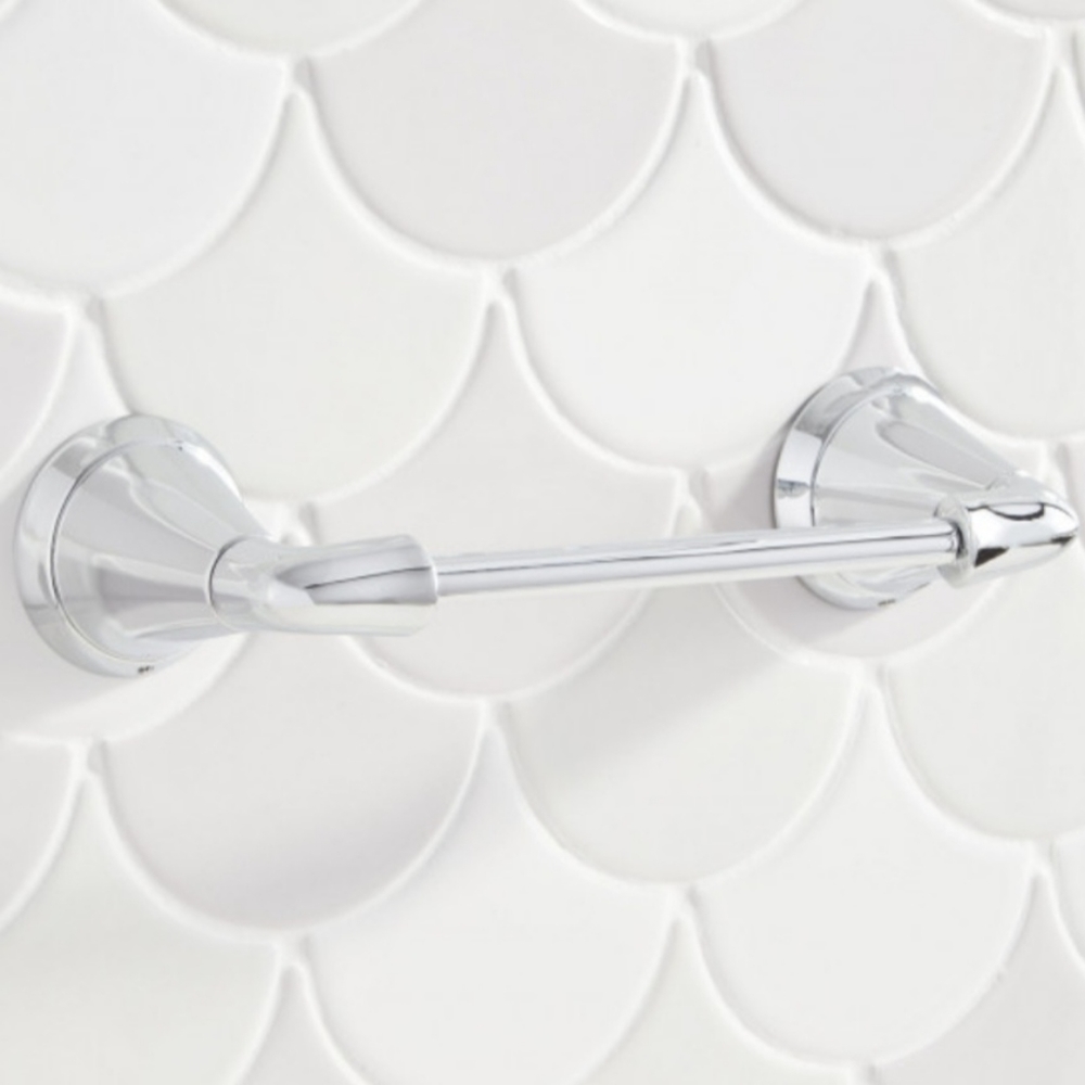 Signature Hardware Provincetown Pivoting Paper Holder in Polished Crome